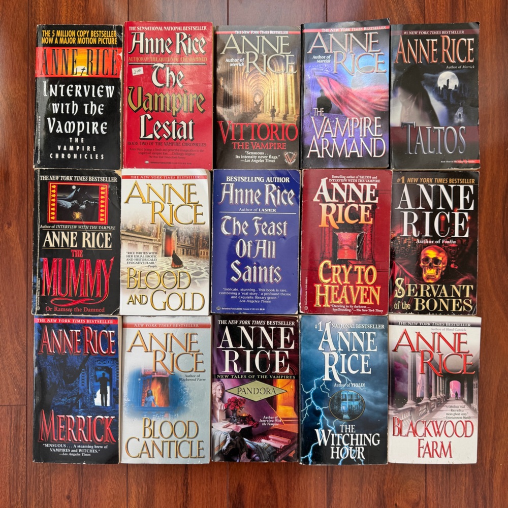 Anne Rice Vampire Chronicles Books and More